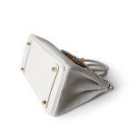 Birkin 25 Gris Pale Togo Gold Plated B Stamp - Image 11