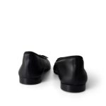 10B Black Lambskin Patent Cap Toe CC Ballerina Flats Size 40 - Image 7