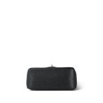 Charcoal Caviar Quilted Mini Square Flap Silver Hardware - Image 3
