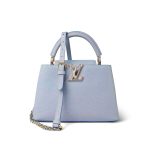 Louis Vuitton Taurillon Summer Stardust Capucines BB Lilac Purple - Image 12