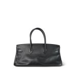 Shoulder Birkin 42 JPG Noir Clemence Gold Plated [J] Stamp - Image 14