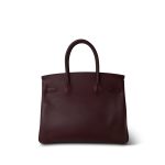 Birkin 30 Rouge H Epsom Gold Plated T Stamp - Image 11