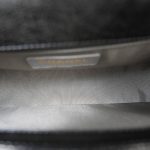 17A Black Silver Metallic Cracked Calfskin Boy Bag Old Medium Aged Bronze/Gold Hardware - Image 16
