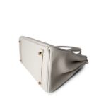 Birkin 30 Beton 3 en 1 Togo Swift Gold Plated B Stamp - Image 9