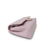 21S Light Pink Caviar Quilted Classic Flap Medium Light Gold Hardware - Image 5