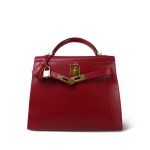 Kelly Sellier 28 Rouge Garange Courchevel Gold Plated G Square Stamp - Image 12