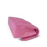 21P Pink Caviar Quilted Classic Flap Medium Light Gold Hardware. - Image 9