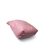 Light Pink Calfskin Quilted 22 Hobo Bag Small - Image 9