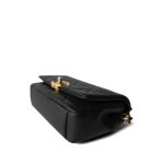 Black Lambskin Quilted Entwined Mini Single Flap Aged Hardware - Image 7