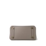 Birkin 25 Gris Asphalte Taurillon Novillo Gold Plated Y Stamp - Image 9