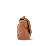 21K Caramel Lambskin Quilted 19 Flap Small MHW - Image 14
