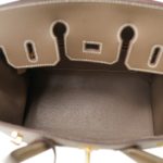 Birkin 25 Sellier Etoupe Epsom Gold Plated Z Stamp - Image 10