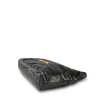 22A Ruthenium Metallic Calfskin Quilted 22 Hobo Bag Medium Aged Gold Hardware - Image 11
