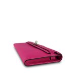 Kelly Cut Clutch Rose Tyrien Epsom Palladium Plated Q Square Stamp - Image 9