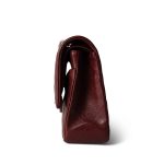 Burgundy Caviar Quilted Classic Flap Medium SHW - Image 2