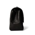 Black Caviar Quilted Mini Square Flap Ruthenium Hardware - Image 2