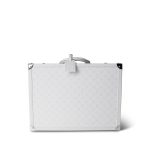 Louis Vuitton Bisten 50 Optic White Monogram Canvas Taigarama Trunk - Image 17