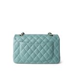 20C Tiffany Blue Small Classic Flap Light Gold Hardware - Image 7