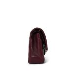 Burgundy / Wine Lambskin Quilted Classic Flap Medium GHW - Image 4