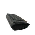 Black Crumpled Calfskin Quilted Reissue 2.55 225 Aged Gold Hardware - Image 8