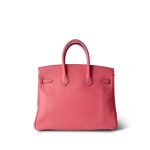 Birkin 25 Rose Azalee Swift Gold Plated A Stamp - Image 6