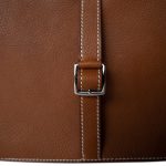 Halzan 25 Veau Barenia Faubourg Fauve Palladium Plated B Stamp - Image 4