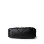 23S Black Lambskin Quilted 19 Flap Small Mixed Hardware - Image 5