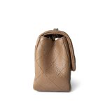 Pearly Beige Caviar Quilted Mini Square Flap SHW - Image 4