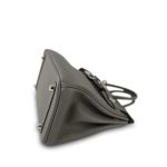 Birkin 25 Gris Meyer Togo Palladium Plated W Stamp - Image 13