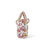 Calfskin Embroidered Butterfly Printed Lady D-Joy Multicolor - Image 9