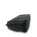 22C Black Lambskin Quilted Small 19 Flap Mixed Hardware - Image 9