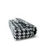 24A Black and White Houndstooth Sequin Mini Rectangular Flap - Image 11