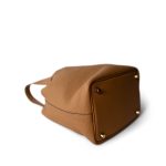 Picotin Lock 18 Biscuit Taurillon Clemence Gold Plated U Stamp - Image 9
