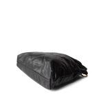 23K Black Caviar Quilted 22 Hobo Drawstring Bag Medium Aged Gold - Image 5