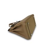Birkin 25 Beige Marfa Veau Togo Palladium Plated W Stamp - Image 11
