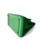 Birkin 25 Bambou Togo Palladium Plated [R] Stamp - Image 9