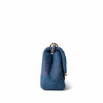 22P Denim Quilted Single Flap Small AGHW - Image 3