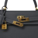 Kelly Sellier 28 Graphite Epsom Gold Plated W Stamp - Image 15