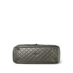 19B Dark Silver Calfskin Small XXL Travel Flap Bag - Image 5