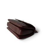21B Burgundy Lambskin Quilted Trendy CC Small Light Gold Hardware - Image 5