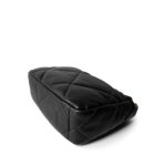 23S Black Lambskin Quilted 19 Flap Small Mixed Hardware - Image 8