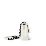 White Caviar Quilted My Everything Flap Black Hardware - Image 13
