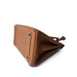 Birkin 25 Gold Clemence Palladium Plated [M] Stamp - Image 11