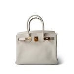 Birkin 30 Nata Veau Epsom Gold Plated Z Stamp - Image 11