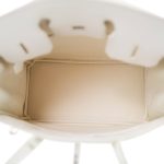 Birkin 25 White Epsom Palladium Plated [K] Stamp - Image 11