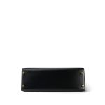 Kelly 32 Black Box Calfskin Gold Plated C Square Stamp - Image 14