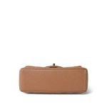 18S Dark Beige Caviar Quilted Mini Rectangular Flap LGHW - Image 3