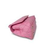23A Light Pink Caviar Quilted Coco Chain Handle Small LGHW - Image 9