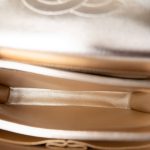 21S Gold Metallic Lambskin Quilted Trendy CC Small Light Gold Hardware - Image 8