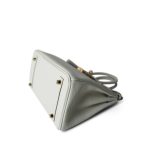 Birkin 25 Mushroom Veau Togo Gold Plated B Stamp - Image 8